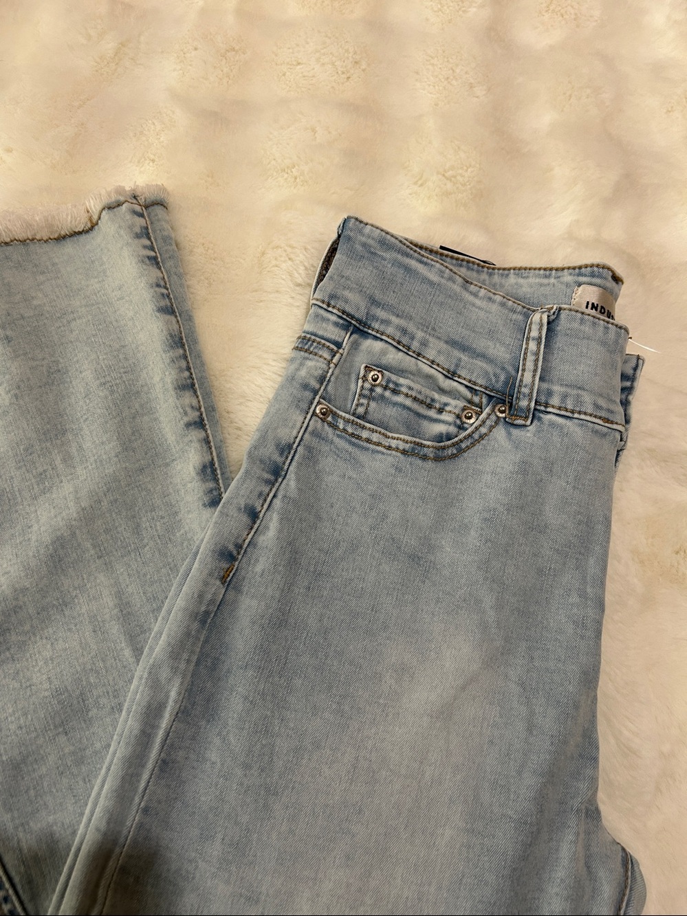 Industry Republic Clothing Light Wash Flare Jeans - Women's High-Rise Wide Leg - Picture 8 of 17